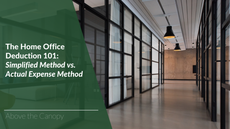 The Home Office Deduction Simplified Vs Actual Expense Method   Blog Template  Blog Post 5 768x432 