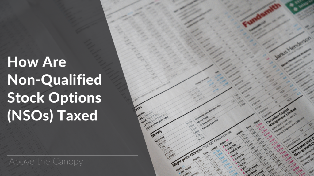 non-qualified stock options tax